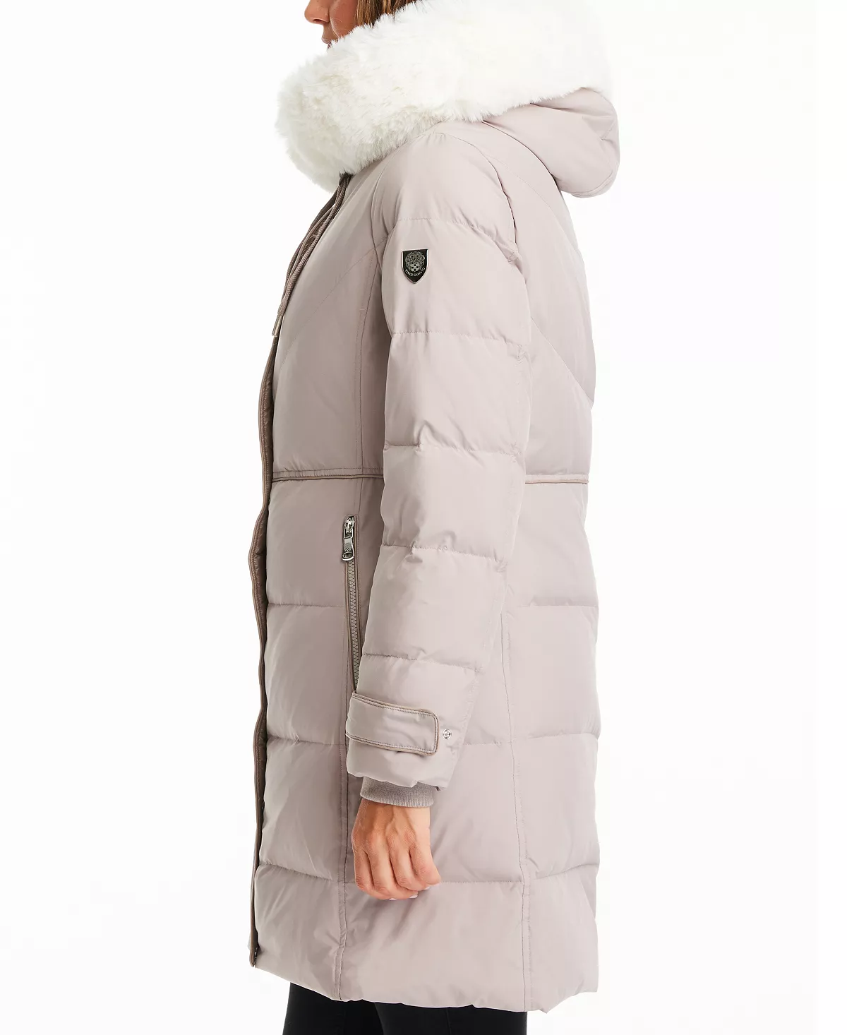 Vince Camuto Women's Faux-Fur-Collar Hooded Puffer Coat 5 Vince Camuto Women's Faux-Fur-Collar Hooded Puffer Coat - Image 5