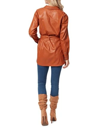 Jessica Simpson Women's Paula Belt-Tie Shacket 2 Jessica Simpson Women's Paula Belt-Tie Shacket - Image 2