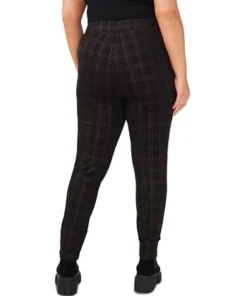 Vince Camuto Plus Size Plaid Leggings -CeCe cloth-shop 22370962 fpx