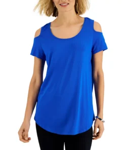 JM Collection D-Shoulder Top, Created For Macy's 13 JM Collection D-Shoulder Top, Created For Macy's -CeCe cloth-shop 22400089 fpx