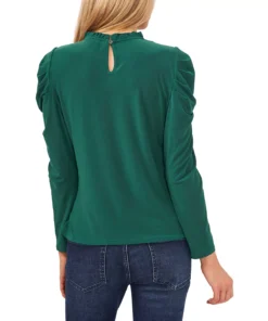 CeCe Women's Mock-Neck Long-Sleeve Knit Top 10 CeCe Women's Mock-Neck Long-Sleeve Knit Top -CeCe cloth-shop 22417302 fpx