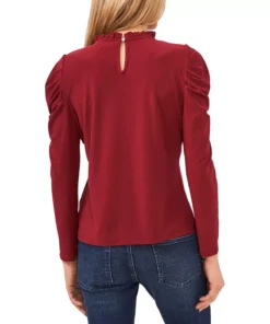 CeCe Women's Mock-Neck Long-Sleeve Knit Top 13 CeCe Women's Mock-Neck Long-Sleeve Knit Top -CeCe cloth-shop 22417332 fpx