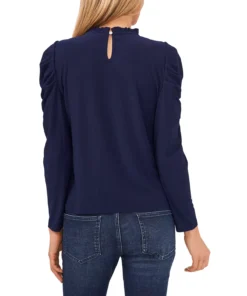 CeCe Women's Mock-Neck Long-Sleeve Knit Top 9 CeCe Women's Mock-Neck Long-Sleeve Knit Top -CeCe cloth-shop 22417346 fpx