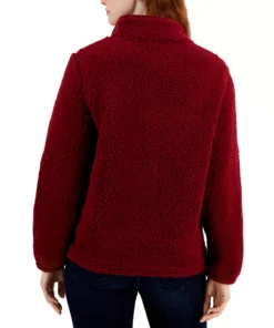 Style & Co Women's Sherpa Quarter-Zip Pullover, Created For Macy's -CeCe cloth-shop 22419235 fpx