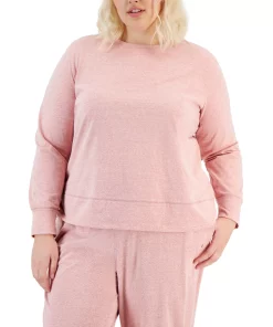 ID Ideology Plus Size Retro Recycled Long-Sleeve Top, Created For Macy's 11 ID Ideology Plus Size Retro Recycled Long-Sleeve Top, Created For Macy's -CeCe cloth-shop 22444955 fpx