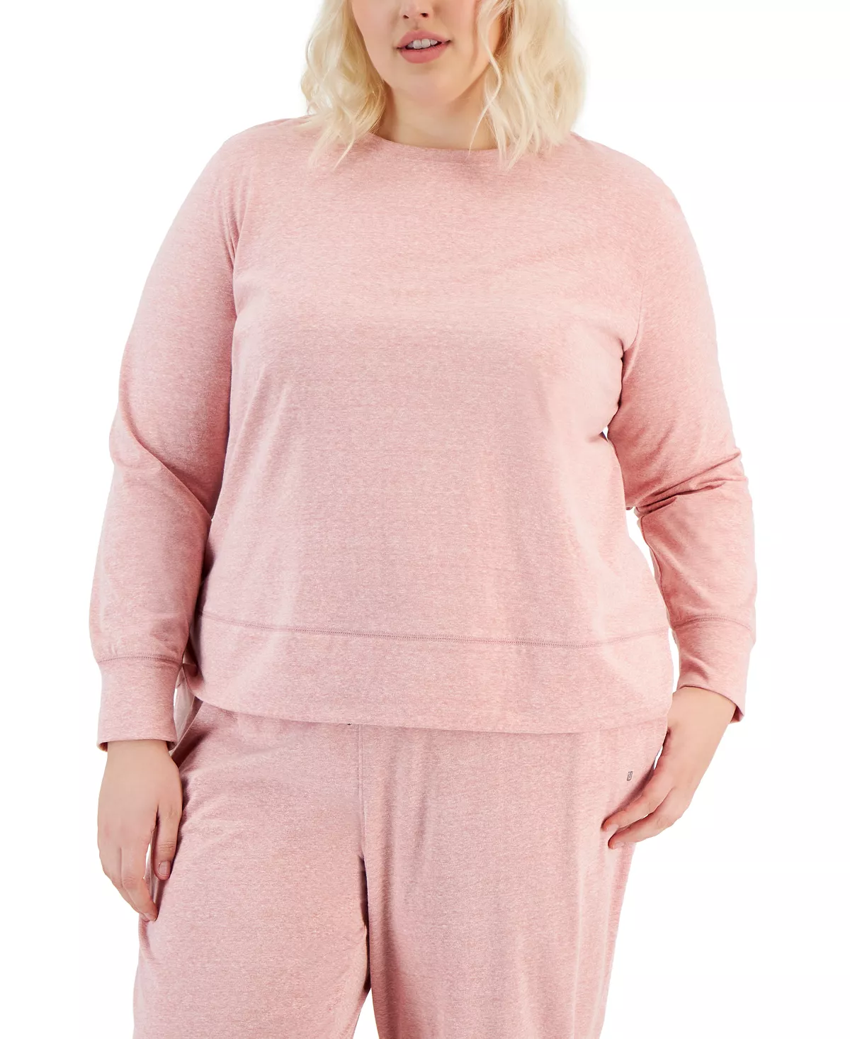 ID Ideology Plus Size Retro Recycled Long-Sleeve Top, Created For Macy's 6 ID Ideology Plus Size Retro Recycled Long-Sleeve Top, Created For Macy's - Image 6