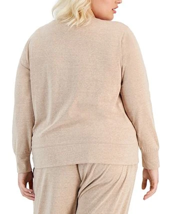 ID Ideology Plus Size Retro Recycled Long-Sleeve Top, Created For Macy's 2 ID Ideology Plus Size Retro Recycled Long-Sleeve Top, Created For Macy's - Image 2