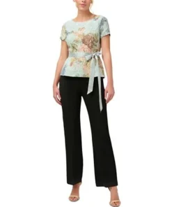 Adrianna Papell Women's Textured Floral-Print Top 7 Adrianna Papell Women's Textured Floral-Print Top -CeCe cloth-shop 22445850 fpx