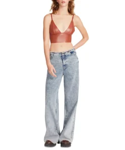 Steve Madden Women's Melika Faux-Leather Bralette 8 Steve Madden Women's Melika Faux-Leather Bralette -CeCe cloth-shop 22523789 fpx