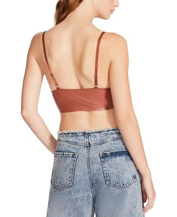 Steve Madden Women's Melika Faux-Leather Bralette 2 Steve Madden Women's Melika Faux-Leather Bralette - Image 2