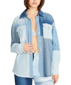 Steve Madden Women's Kylie Colorblocked Shacket