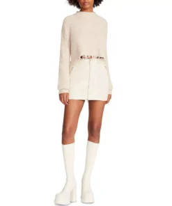 Steve Madden Women's Camille Raw-Hem Sweater -CeCe cloth-shop 22525196 fpx