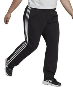 ADIDAS Plus Size Three-Stripe Pull-On Pants -CeCe cloth-shop 22526407 fpx