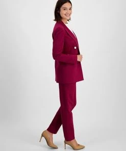 Bar III Women's Bi-Stretch Mid-Rise Ankle Pants, Created For Macy's -CeCe cloth-shop 22542325 fpx