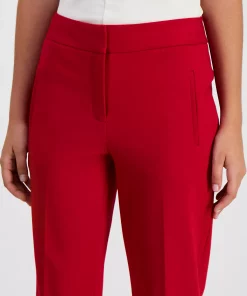 Bar III Women's Straight-Leg Mid-Rise Ankle Pants, Created For Macy's -CeCe cloth-shop 22542454 fpx