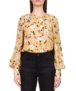 Sanctuary Women's Floral-Print Balloon-Sleeve Blouse