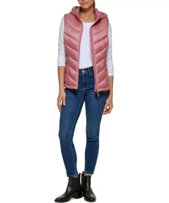 Charter Club Women's Packable Hooded Puffer Vest, Created For Macy's -CeCe cloth-shop 22583563 fpx