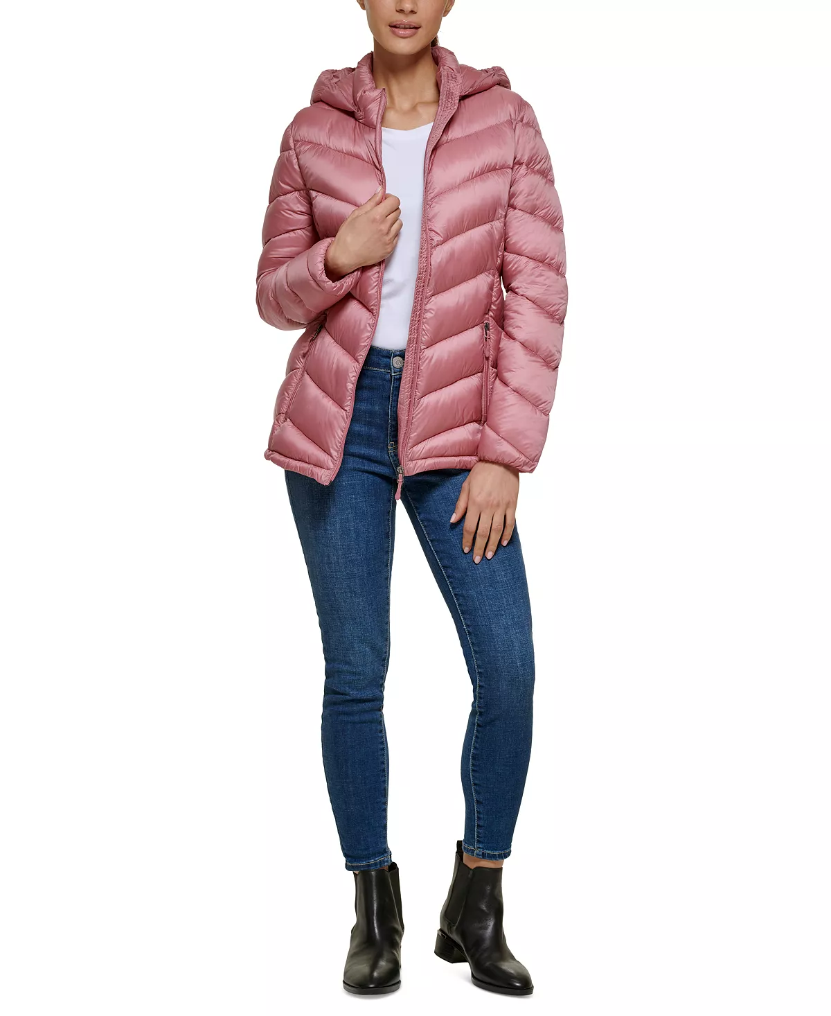 Charter Club Women's Packable Hooded Puffer Coat, Created For Macy's 8 Charter Club Women's Packable Hooded Puffer Coat, Created For Macy's - Image 8