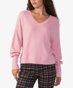 Sanctuary Women's Highline Waffle-Knit Top