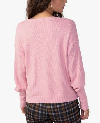 Sanctuary Women's Highline Waffle-Knit Top 2 Sanctuary Women's Highline Waffle-Knit Top - Image 2
