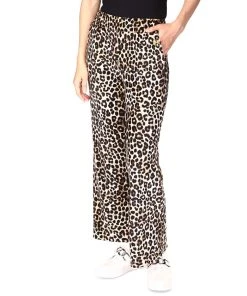 Michael Kors Women's Cheetah Flared Pull-On Pants