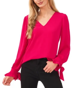 CeCe Tie-Cuff Top