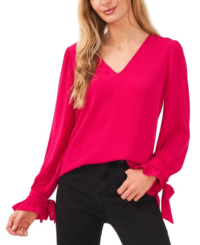 CeCe Tie-Cuff Top 1 CeCe Tie-Cuff Top