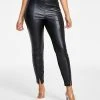 Bar III Faux-Leather Leggings, Created For Macy's