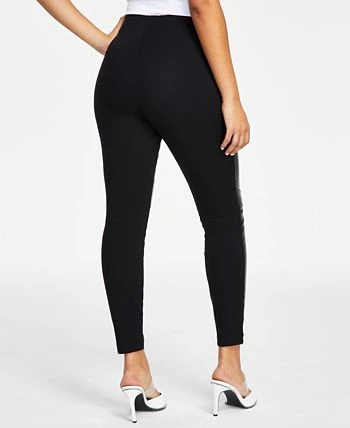 Bar III Faux-Leather Leggings, Created For Macy's 2 Bar III Faux-Leather Leggings, Created For Macy's - Image 2