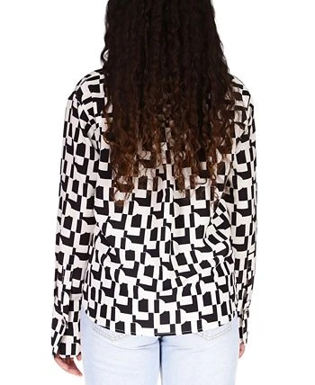 Sanctuary Women's Wide-Cuff Button-Front Shirt 2 Sanctuary Women's Wide-Cuff Button-Front Shirt - Image 2