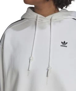 ADIDAS Plus Size Long-Sleeve Logo Hoodie -CeCe cloth-shop 22722483 fpx