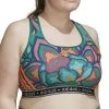 ADIDAS Plus Size Farm Rio Printed Medium-Impact Sport Bra