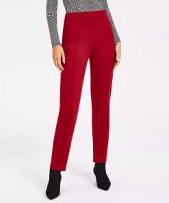 Alfani Women's Seamed Tummy-Panel Pull-On Pants, Created For Macy's