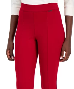 Anne Klein Women's Pull-On Seamed Compression Leggings -CeCe cloth-shop 22766802 fpx
