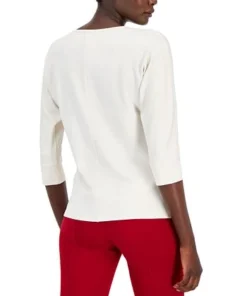 Anne Klein Boat-Neck Dolman-Sleeve Top -CeCe cloth-shop 22767153 fpx