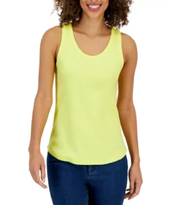 Charter Club Women's Supima® Cotton Scoop-Neck Tank Top, Created For Macy's 20 Charter Club Women's Supima® Cotton Scoop-Neck Tank Top, Created For Macy's -CeCe cloth-shop 22793160 fpx