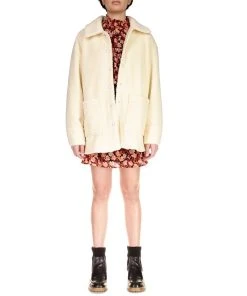 Sanctuary Faux Fur Button Front Retreat Sherpa Jacket