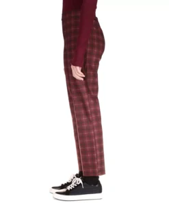 Sanctuary Carnaby Cotton Plaid Kick Crop Pants -CeCe cloth-shop 22795220 fpx