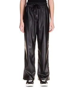 Sanctuary Morgan Faux Leather Straight Leg Pants