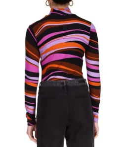 Sanctuary Women's Slinky Mock Neck Long Sleeve T-Shirt -CeCe cloth-shop 22795501 fpx