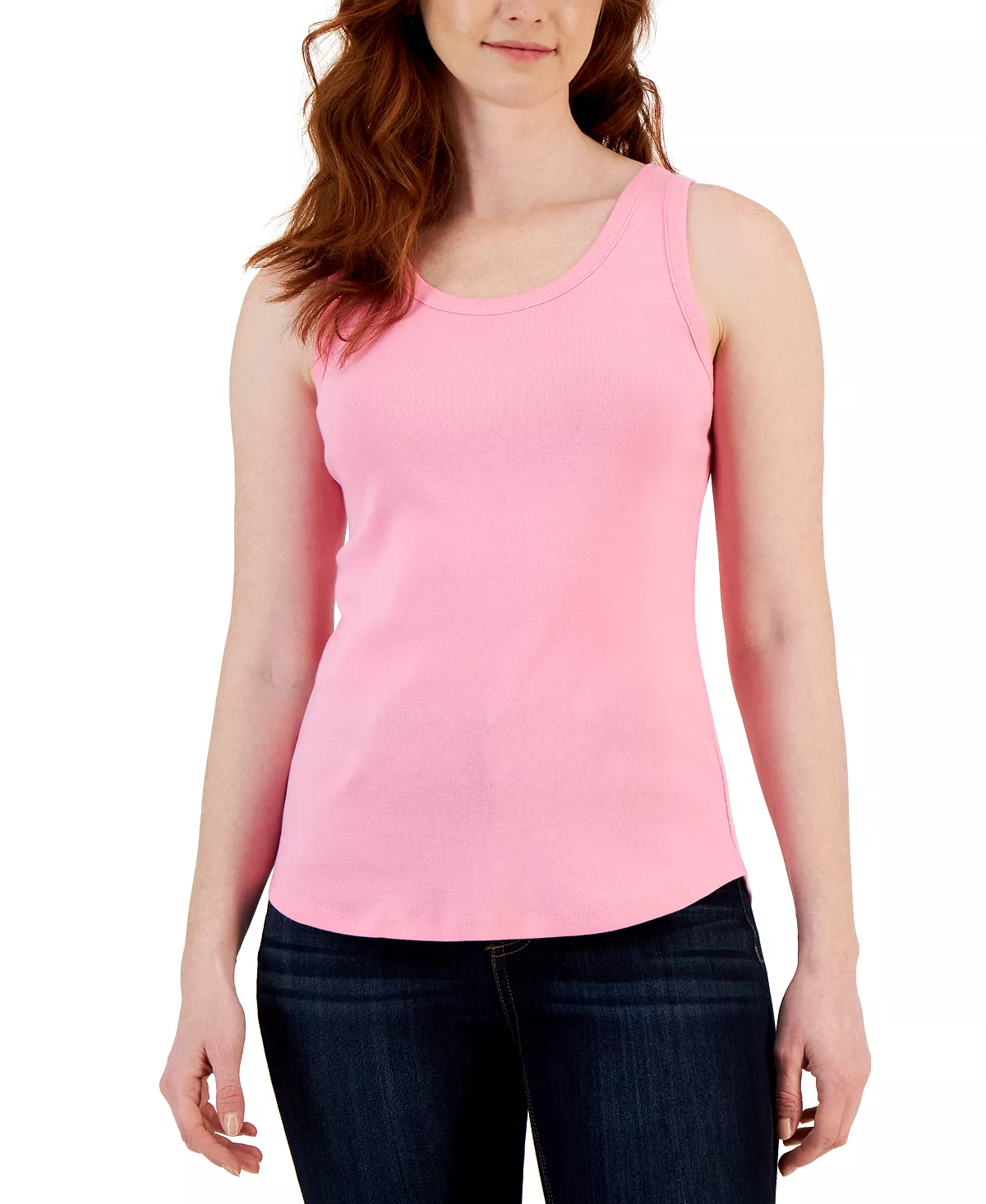 Charter Club Women's Supima® Cotton Scoop-Neck Tank Top, Created For Macy's 11 Charter Club Women's Supima® Cotton Scoop-Neck Tank Top, Created For Macy's - Image 11