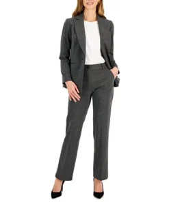 Kasper Women's Faux-Fly Pull-On Wide-Leg Pants -CeCe cloth-shop 22855193 fpx