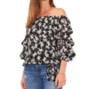 Vince Camuto Women's Off Shoulder Bubble Sleeve Top