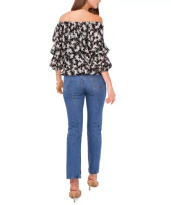 Vince Camuto Women's Off Shoulder Bubble Sleeve Top -CeCe cloth-shop 22903417 fpx