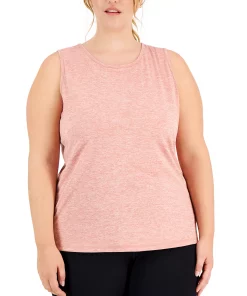 ID Ideology Plus Size Keyhole-Back Tank Top, Created For Macy's 17 ID Ideology Plus Size Keyhole-Back Tank Top, Created For Macy's -CeCe cloth-shop 22905526 fpx