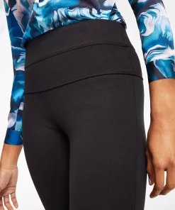 Anne Klein Women's Compression High-Rise Seamed Waistband Leggings 8 Anne Klein Women's Compression High-Rise Seamed Waistband Leggings -CeCe cloth-shop 22907584 fpx