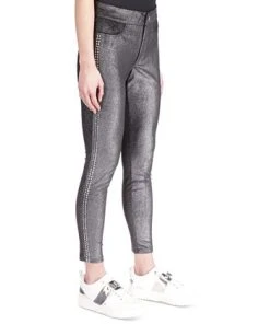 Michael Kors Women's Studded Velvet Leggings -CeCe cloth-shop 22907642 fpx