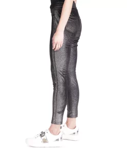 Michael Kors Women's Studded Velvet Leggings -CeCe cloth-shop 22907643 fpx