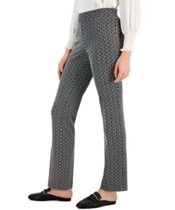 Anne Klein Women's Jacquard-Knit Bootcut Pants -CeCe cloth-shop 22909232 fpx