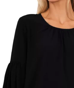 CeCe Women's Scoop Neck Balloon Sleeve Top -CeCe cloth-shop 22927269 fpx